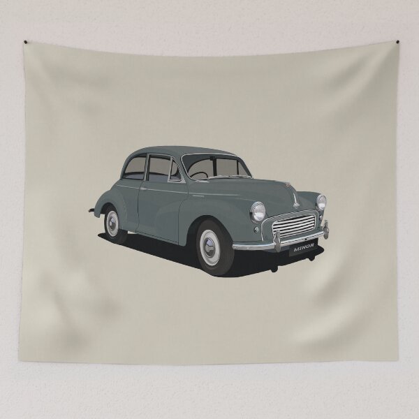 Item preview, Morris Minor in gray designed and sold by knappidesign.