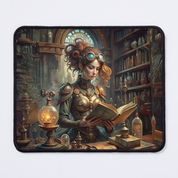 Item preview, Steampunk female student designed and sold by Made-by-Gus.