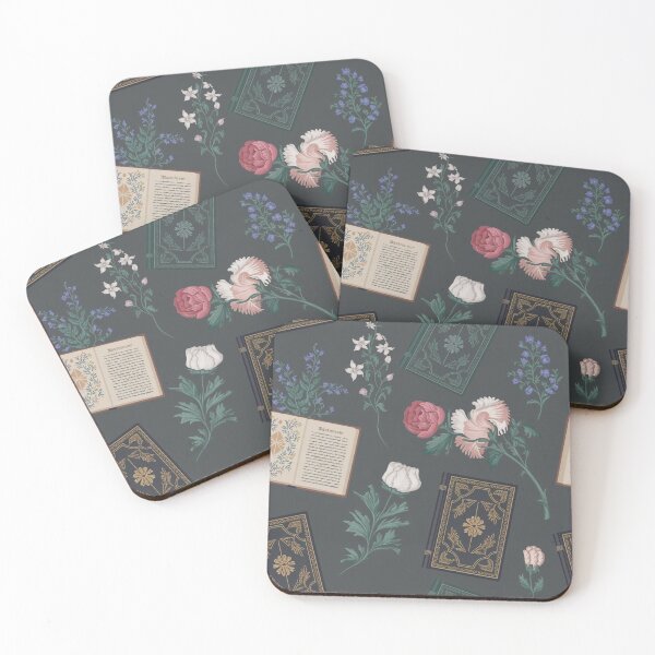 Item preview, Navy Floral Booktok aesthetic designed and sold by CandyVenom.