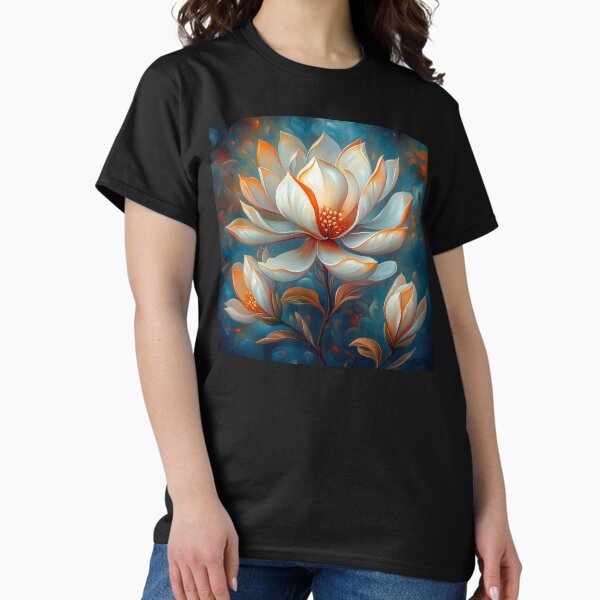 Item preview, Elegant Magnolia Flower Art – Fantasy Floral Illustration designed and sold by MargaretWiktor.