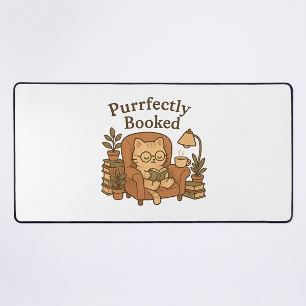 Item preview, Purrfectly Booked designed and sold by SGMark.