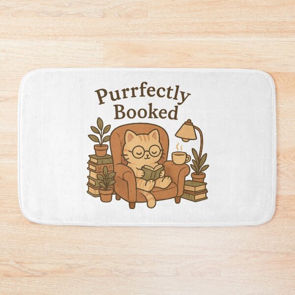 Item preview, Purrfectly Booked designed and sold by SGMark.