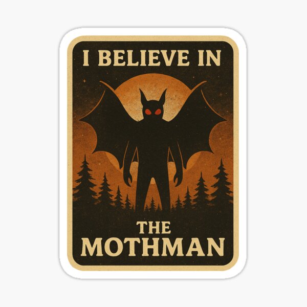 Item preview, I Believe In The Mothman designed and sold by Abnormal Apparel.