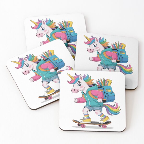 Item preview, unicorns carrying a backpack designed and sold by jkrphoto.