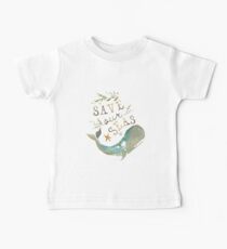 Golden Whale Baby Tee
