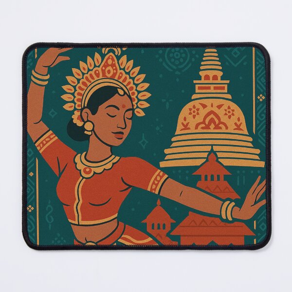 Item preview, Kandyan Grace: A Modern Tribute to Sri Lankan Heritage designed and sold by DevenFineArt.