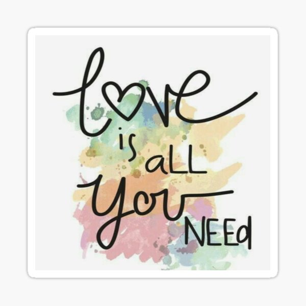 Item preview, beautiful drawing of all you need id love designed and sold by NivyasArtistry.