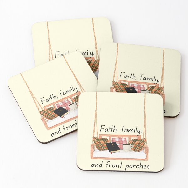 Item preview, Faith, family, and front porches designed and sold by LittleWormTrading.