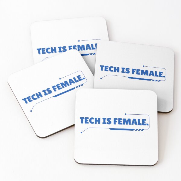 Item preview, Tech is Female designed and sold by ChiWellness Shop.