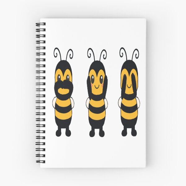 Item preview, See no evil hear no evil speak no evil Bees  designed and sold by JamesDunican.