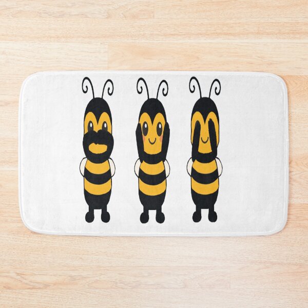 Item preview, See no evil hear no evil speak no evil Bees  designed and sold by JamesDunican.