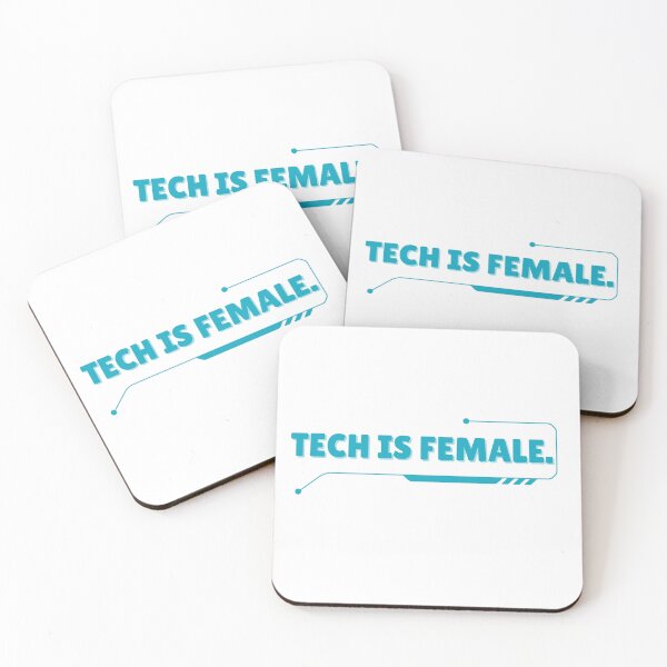 Item preview, Tech is Female designed and sold by ChiWellness Shop.