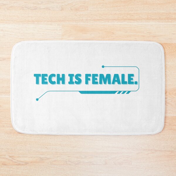 Item preview, Tech is Female designed and sold by ChiWellness Shop.