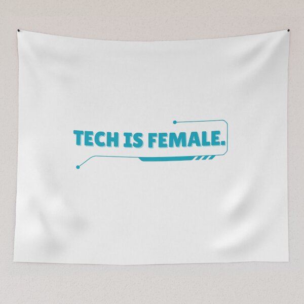 Item preview, Tech is Female designed and sold by ChiWellness Shop.