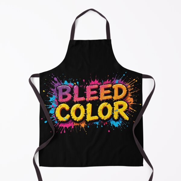 Item preview, BLEED COLOR - Graffiti-Style 3D Typography with Neon Splatter Explosion designed and sold by BrushRushX.