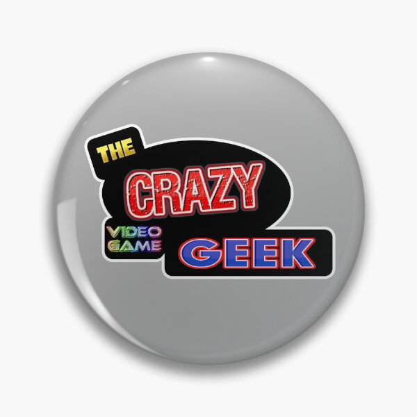 Item preview, Crazy Video Game Geek Official Logo designed and sold by CVGG-Merch.