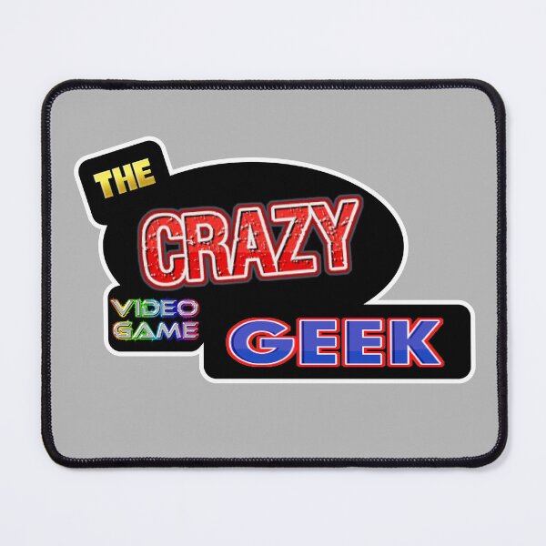 Artikelvorschau, Crazy Video Game Geek Offizielles Logo entworfen und verkauft von CVGG-Merch.