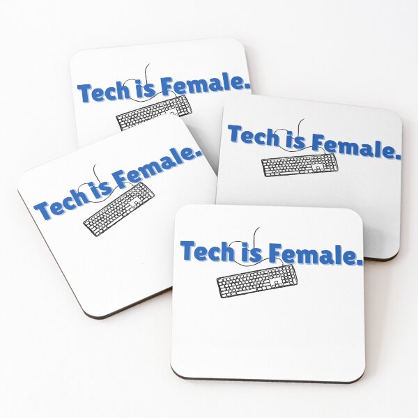 Item preview, Tech is Female designed and sold by ChiWellness Shop.