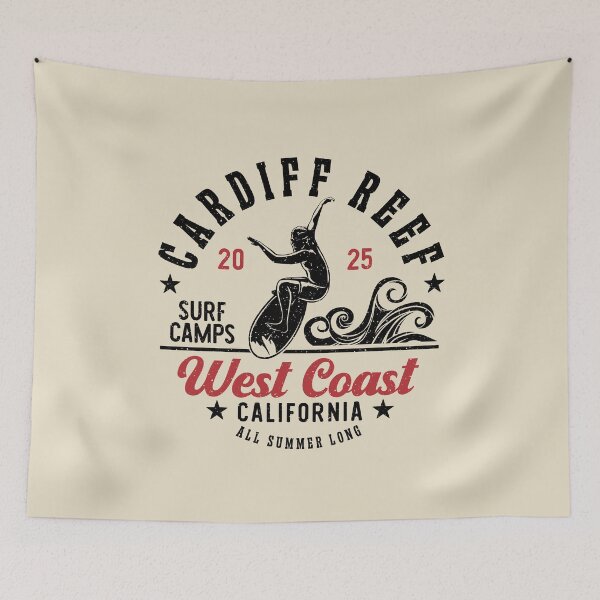 Item preview, Surfing Cardiff Reef Surf Camp San Diego County California designed and sold by eclecTEEq.
