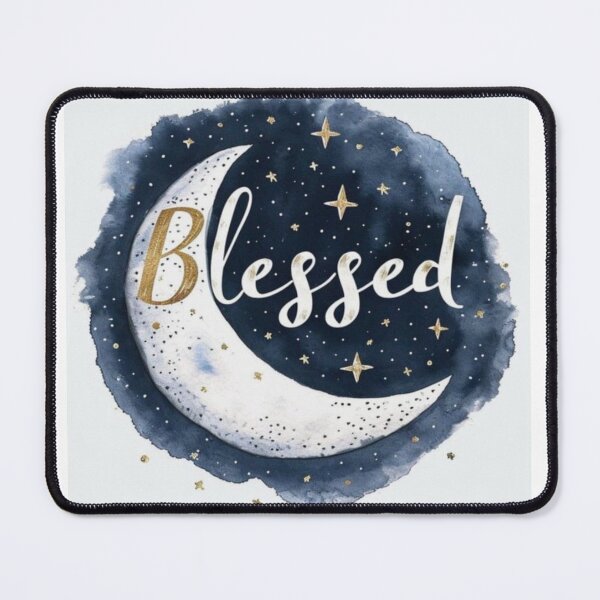 Item preview, beautiful handmade drawing of celestial moonlight serenity designed and sold by NivyasArtistry.