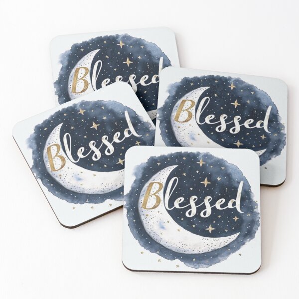 Item preview, beautiful handmade drawing of celestial moonlight serenity designed and sold by NivyasArtistry.