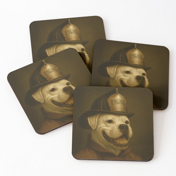 Item preview,  Firefighter Dog  designed and sold by Animalistics.