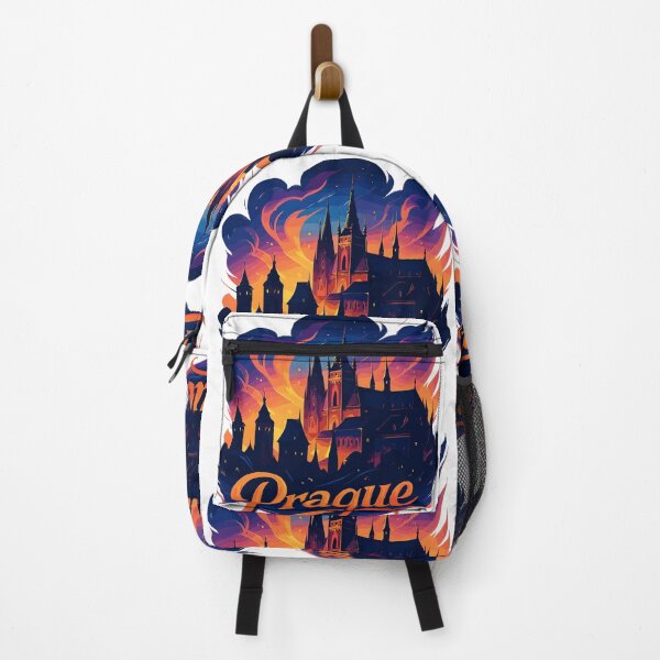 Item preview, Prague capital Czech Republic silhouette gift designed and sold by Pineapple-Tree.