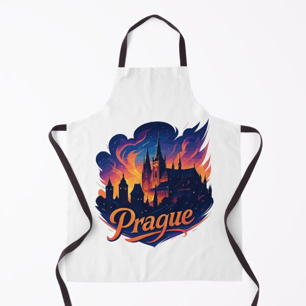 Item preview, Prague capital Czech Republic silhouette gift designed and sold by Pineapple-Tree.