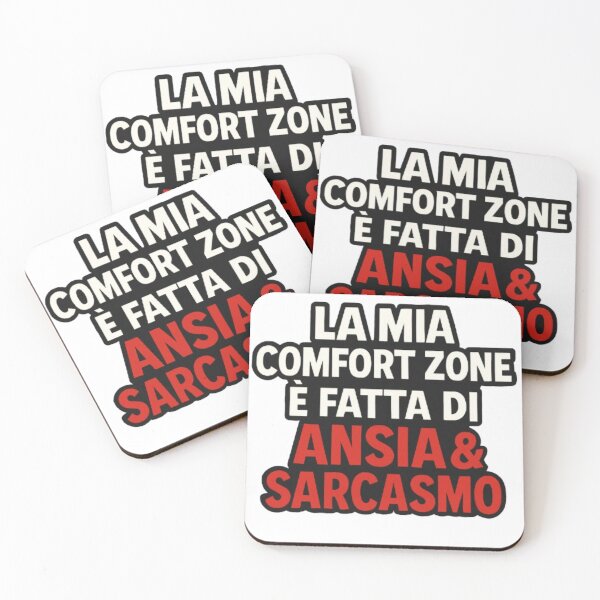 Item preview, Comfort Zone: Ansia & Sarcasmo – IroniaeCo designed and sold by IroniaeCo.