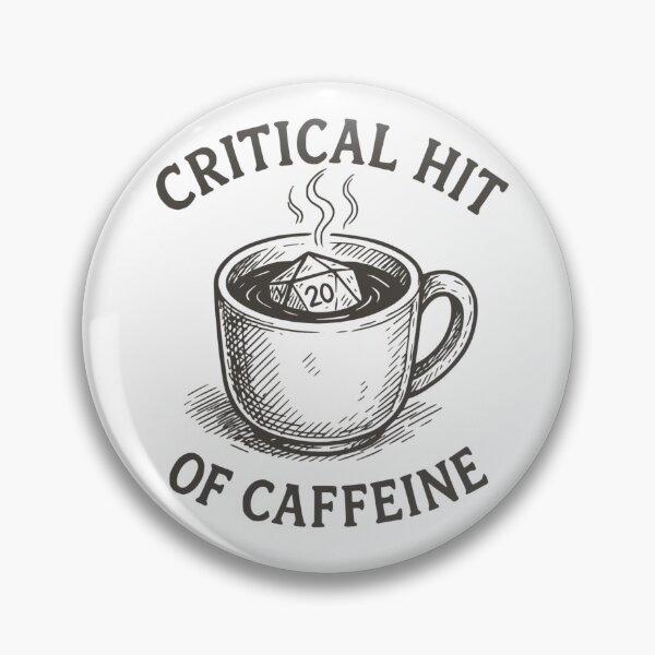 Item preview, Critical Hit of Caffeine - D20 Coffee Mug designed and sold by Polymorph-Press.
