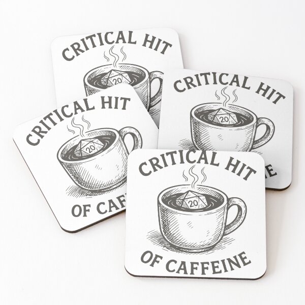 Item preview, Critical Hit of Caffeine - D20 Coffee Mug designed and sold by Polymorph-Press.
