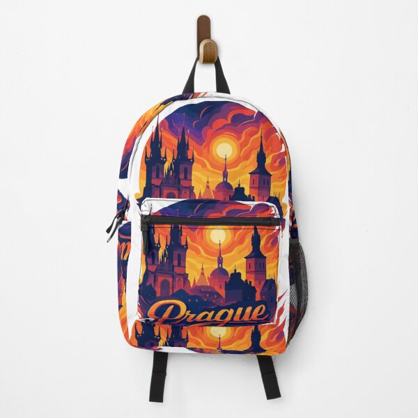 Item preview, Prague capital Czech Republic silhouette gift designed and sold by Pineapple-Tree.