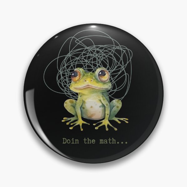 Item preview, Cute Frog doing math designed and sold by XDivineTees.