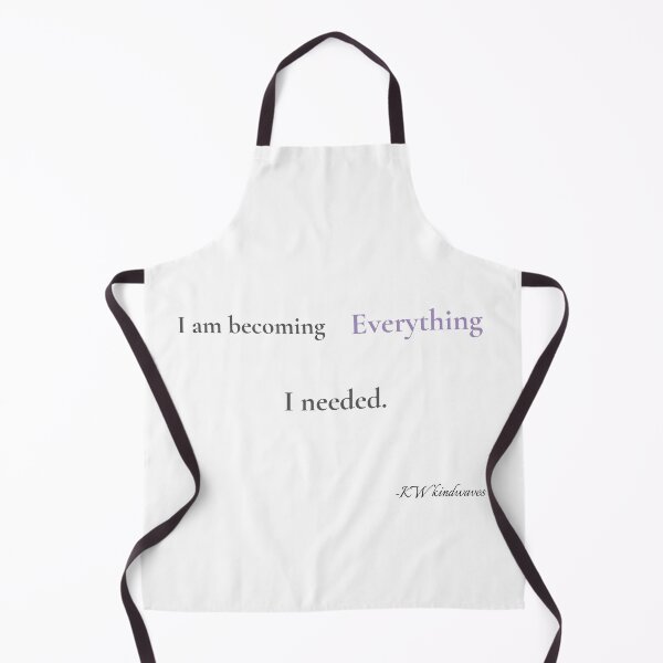 Item preview, I Am Becoming Everything I Needed – Queer Affirmation Quote designed and sold by KWkindwaves.