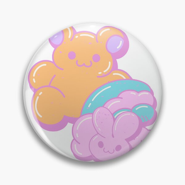 Item preview, Cute Bear and Bunny • Kawaii Animal Friends Design designed and sold by PupeCreativeArt .