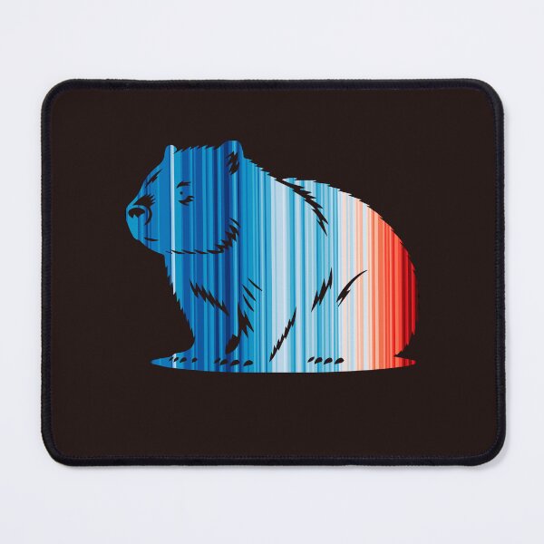 Item preview, Climate Change Stripes - Wombat outline designed and sold by Frank J. Art.