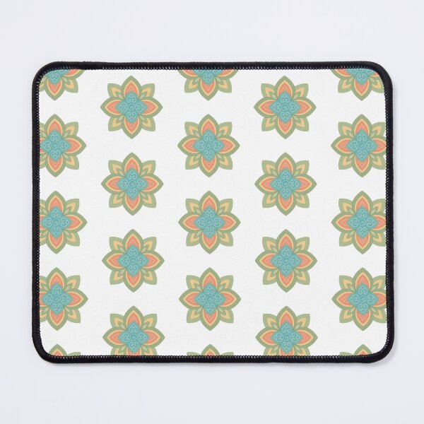 Item preview, Māori Koru Blossom – Modern Earth-Tone Flower Pattern with Transparent Background designed and sold by ToiKiri.