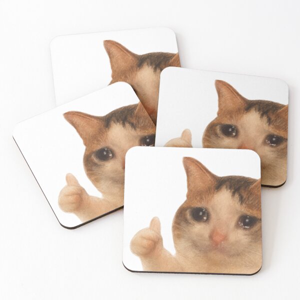 Item preview, Thumbs-up cat – meme designed and sold by Kunst-Shirt.