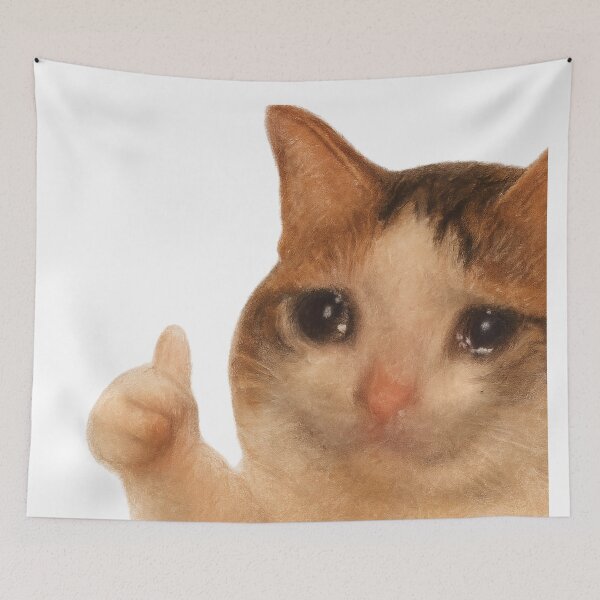 Item preview, Thumbs-up cat – meme designed and sold by Kunst-Shirt.