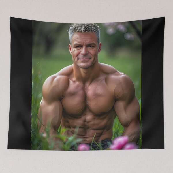 Item preview, Where Muscle Meets Meadow designed and sold by Lana Magnolia.
