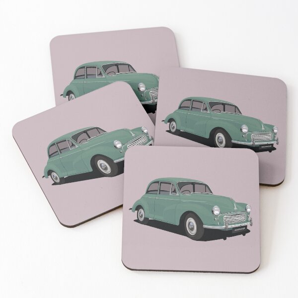 Item preview, Morris Minor in aquamarine designed and sold by knappidesign.