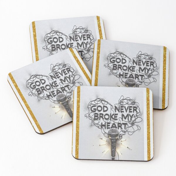 Item preview, "GOD NEVER BROKE MY HEART" designed and sold by "TXSiSsY's TRIUMPH BY GRACE".