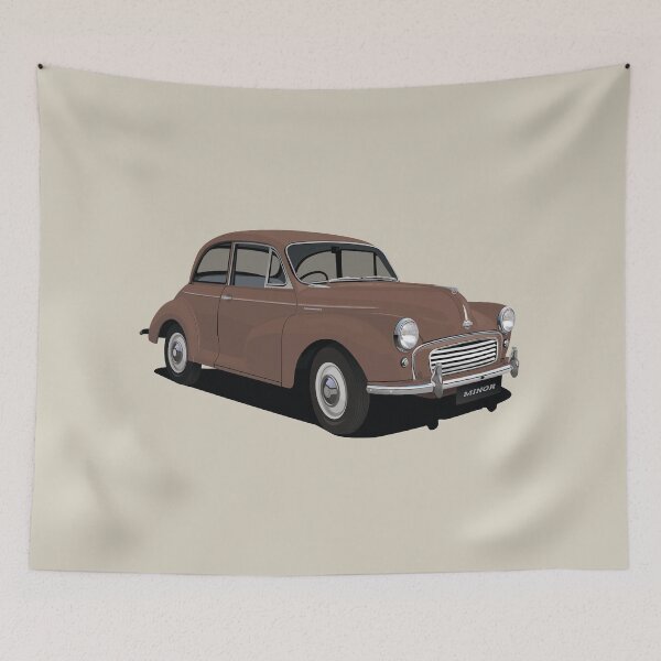 Item preview, Morris Minor in brown designed and sold by knappidesign.