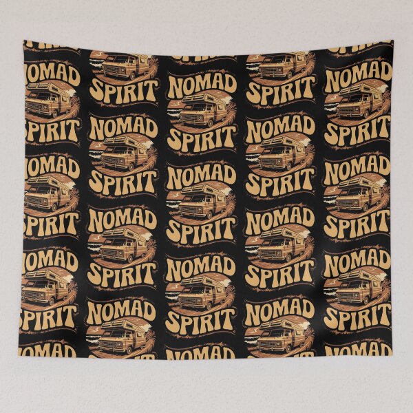 Item preview, Nomad Spirit – Vintage RV Adventure Road Trip designed and sold by Taans-Creation.