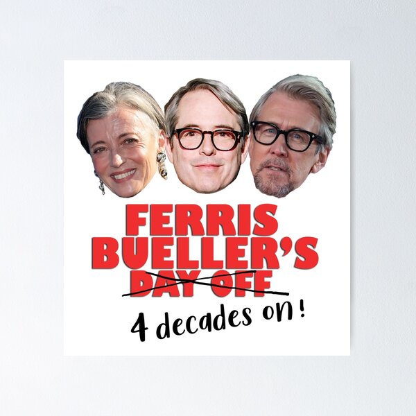 Artikel-Vorschau von Parodie-Tribut zu „Ferris macht blau“, designt und verkauft von IanBakerToons.