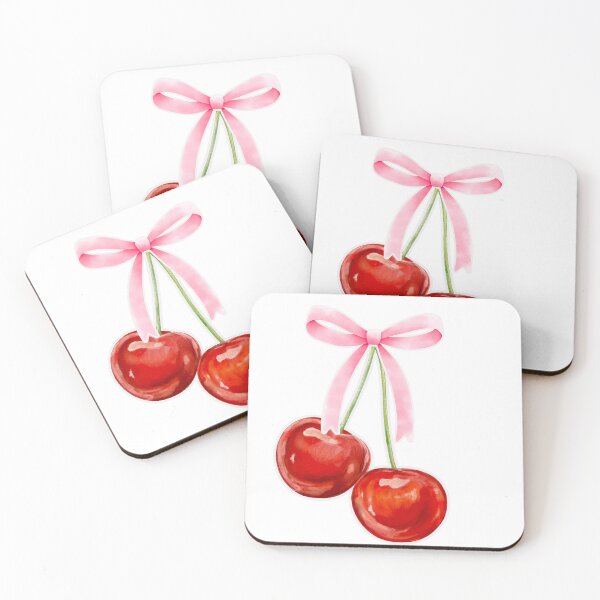 Artikelvorschau, Sweet Cherry Love with a Bow entworfen und verkauft von Sweet Shirts.