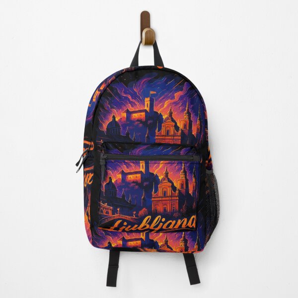 Item preview, Ljubljana capital city of Slovenia silhouette gift designed and sold by Pineapple-Tree.