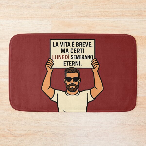 Item preview, La vita è breve. Ma certi lunedì… – IroniaeCo designed and sold by IroniaeCo.