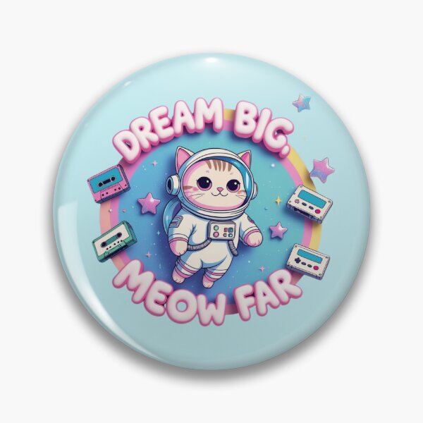 Item preview,  Catventure - Retro Gaming in Space - Dream Big, Meow Far designed and sold by Nature's Palette.