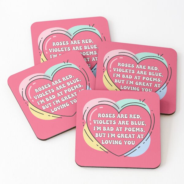 Item preview, Roses Are Red Violets Are Blue I'm Bad At Poems But I'm Great At Loving You - Humorous Love Heart designed and sold by Owcomm.